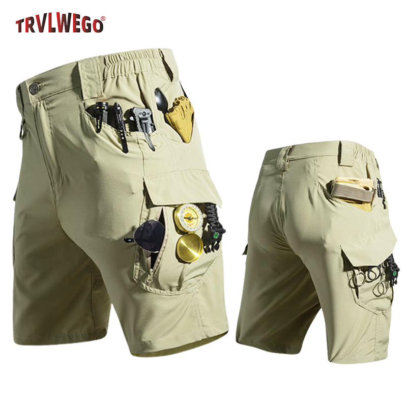 Outdoor Hunting Overalls - Quick Dry Tactical Shorts Men Mid-length