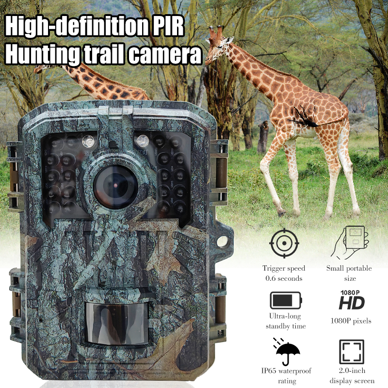 Trail Camera Infrared - Trail Camera 16MP 1080P Waterproof Hunting