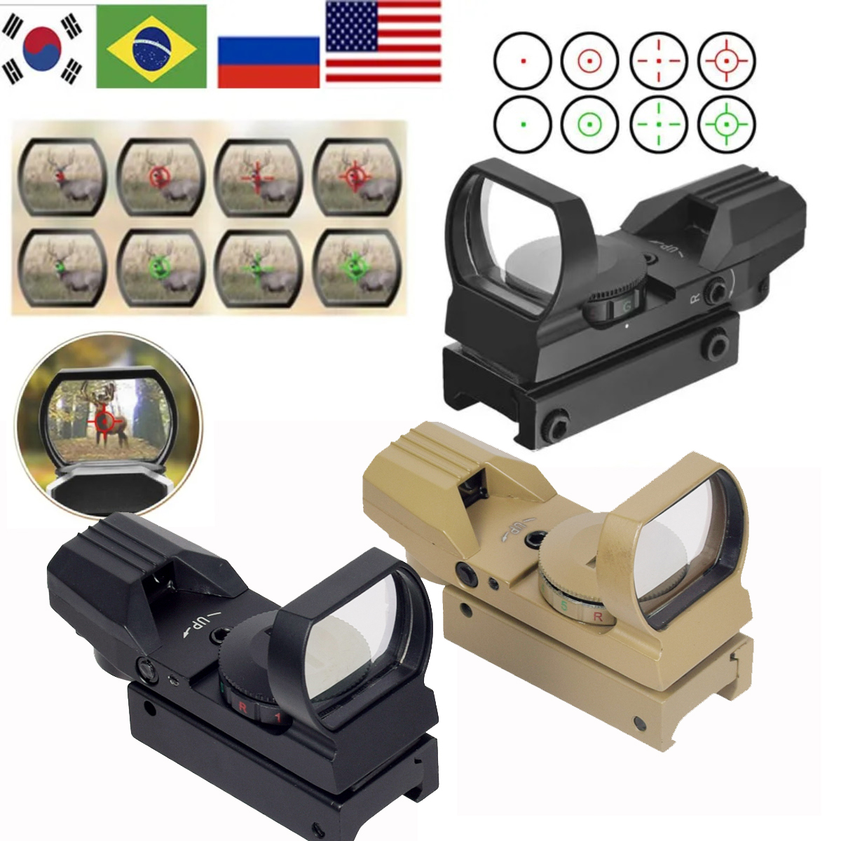 Tactical Riflescope 20mm Picti - Crossbow Scope Sight recension och pris