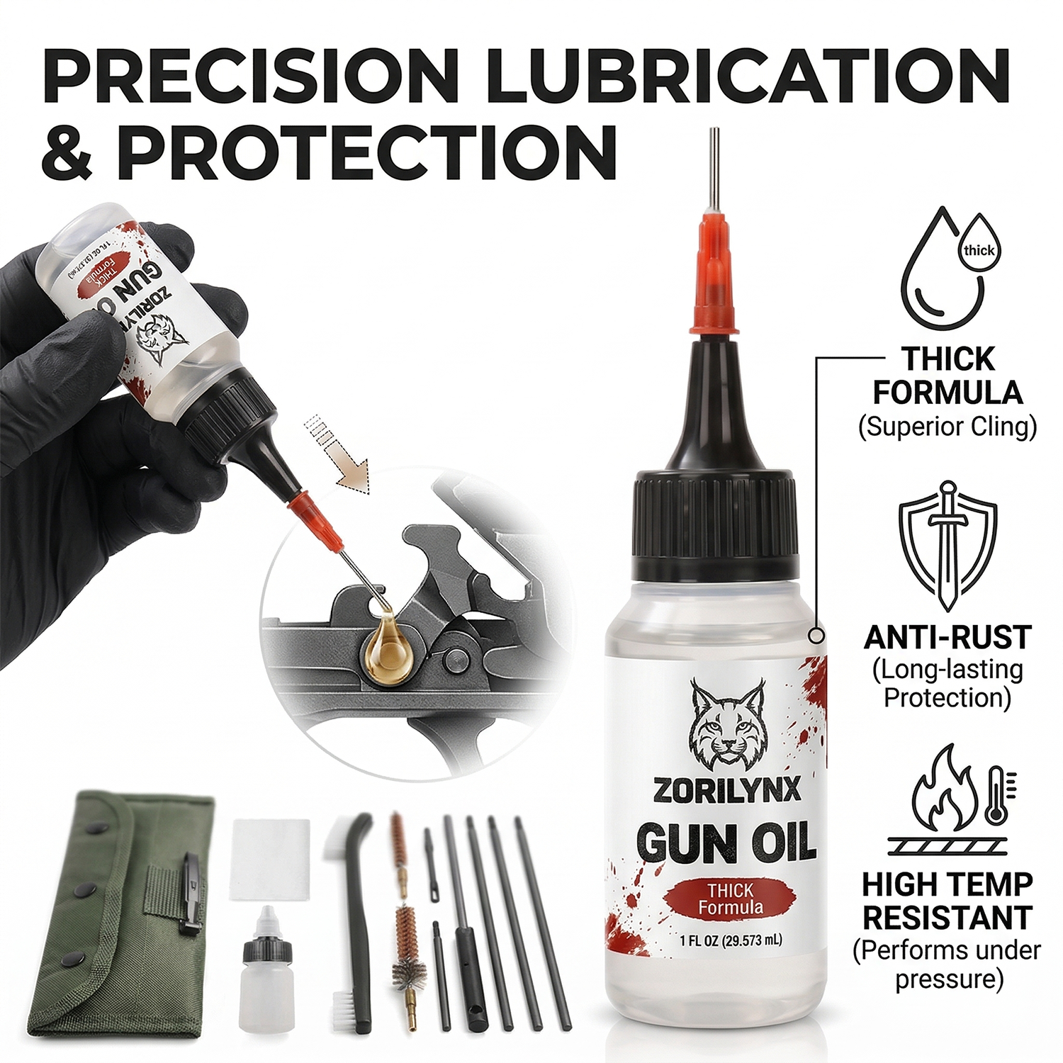 Tactical Gun Cleaning Kit 1oz  - Gun Cleaning Rod recension och pris