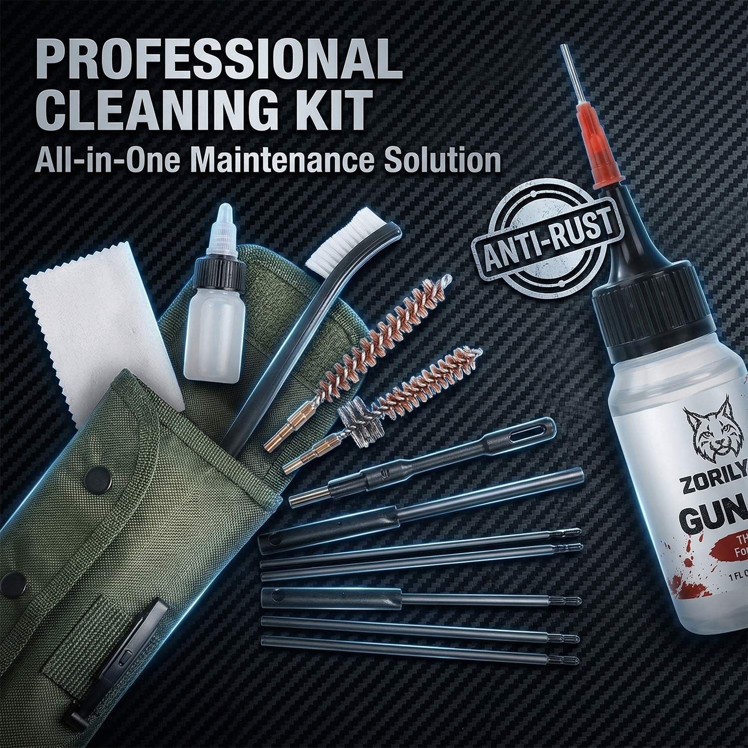 Tactical Gun Cleaning Kit 1oz  - Gun Cleaning Rod recension och pris