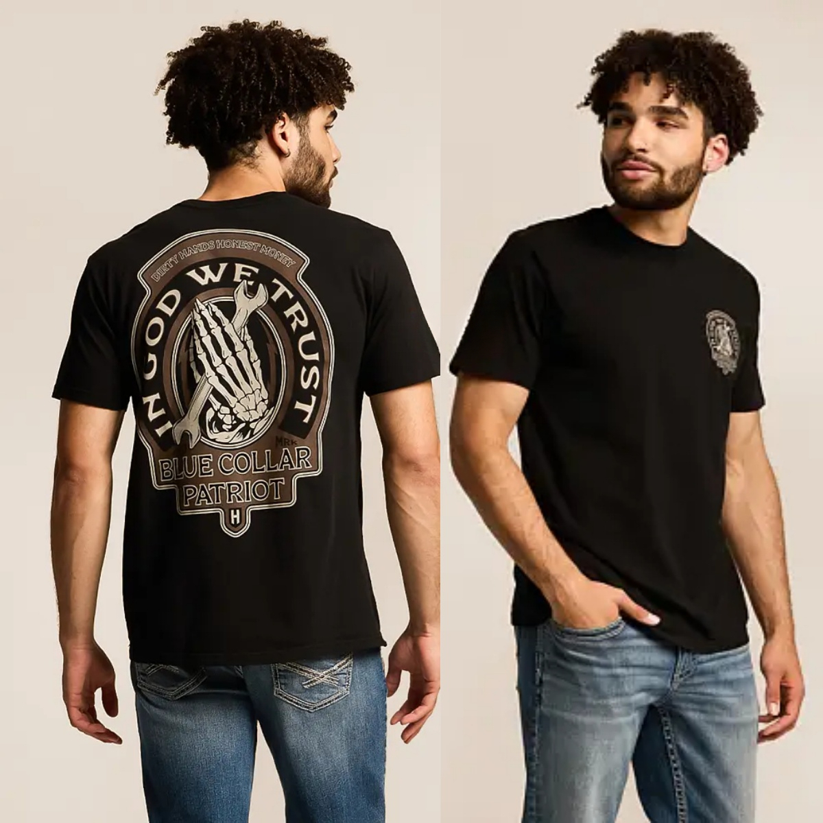 Blue Collar Skilled Labor Outd - Outdoor Hunting Graphic Tees recension och pris
