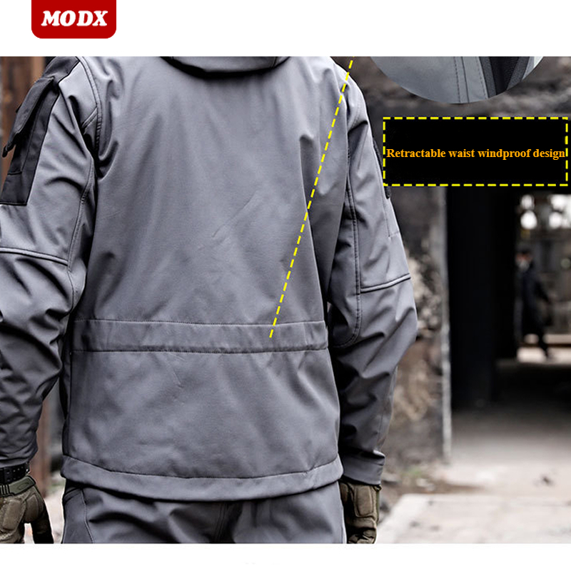 Tactical Men Soft Shell Hooded - Outdoor Hunting Overalls recension och pris