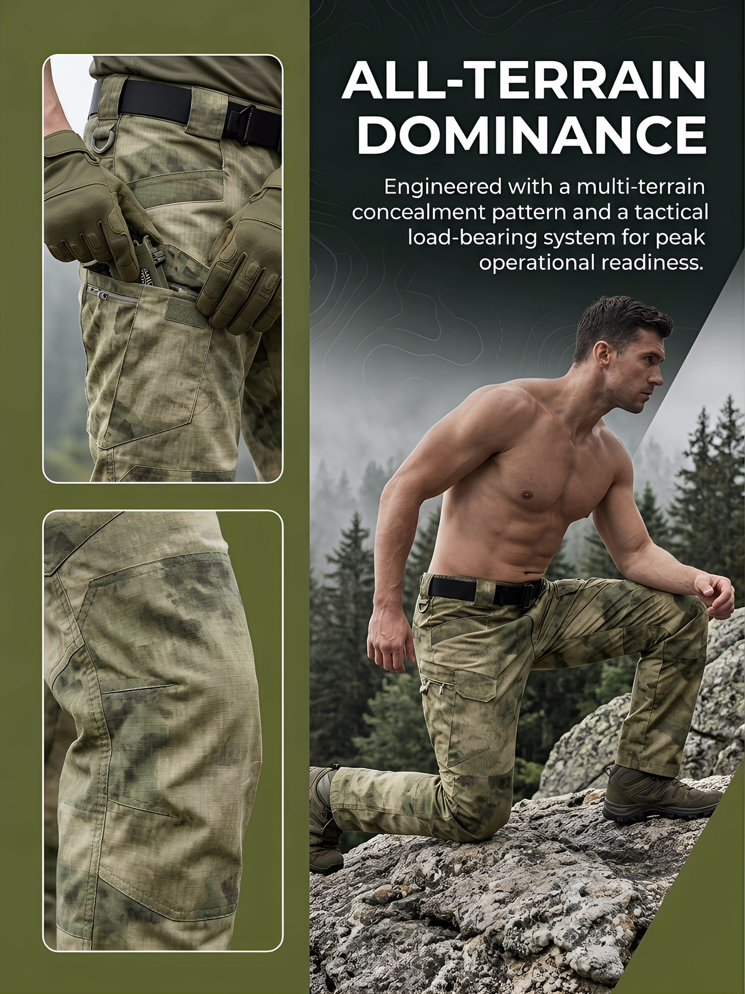 Men's Camouflage Tactical Pant - Hunting Outdoor Pants recension och pris