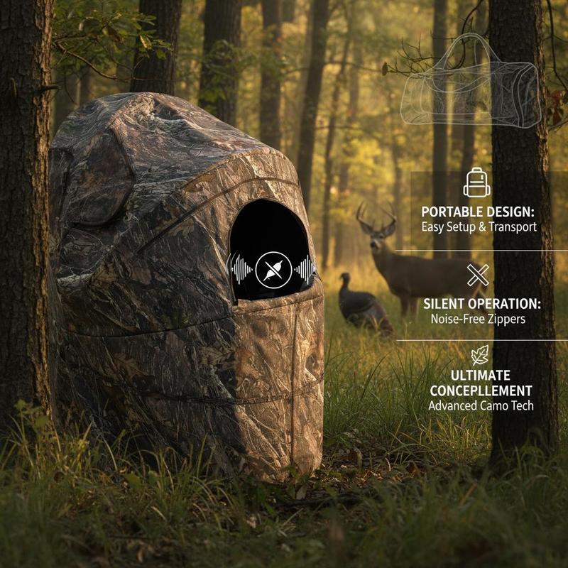 Hunting Blind 1 Person For Dee - Hunting & Outdoor Supplies Photos recension och pris