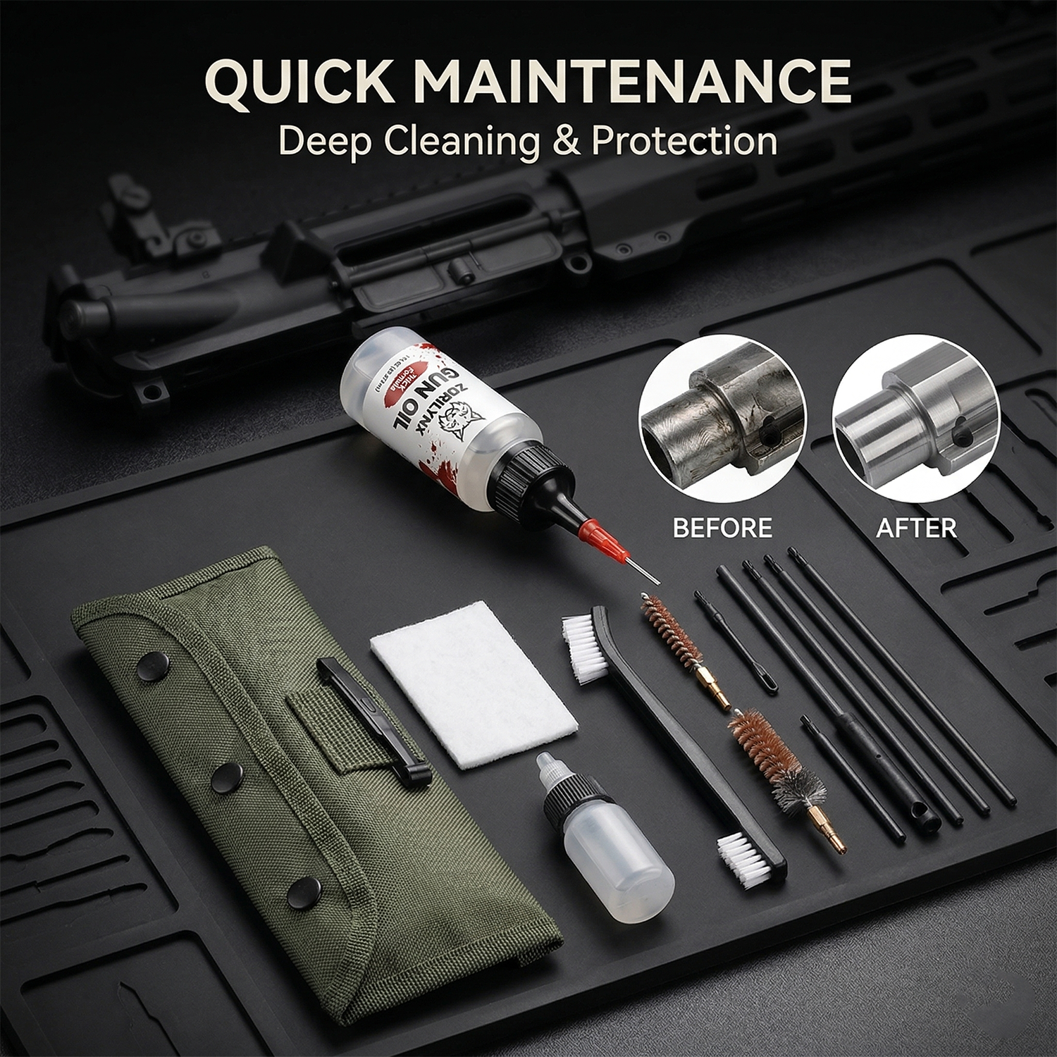 Professional Gun Cleaning Kit  - Gun Cleaning Rod recension och pris