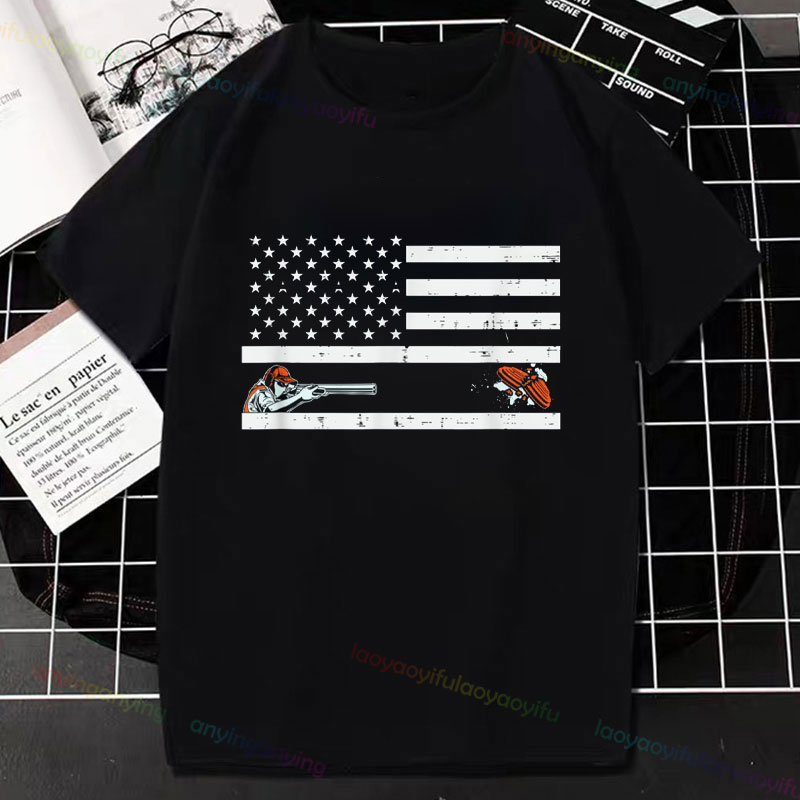 Trap Shooting T-Shirt Hunt Cla - Outdoor Hunting Graphic Tees recension och pris