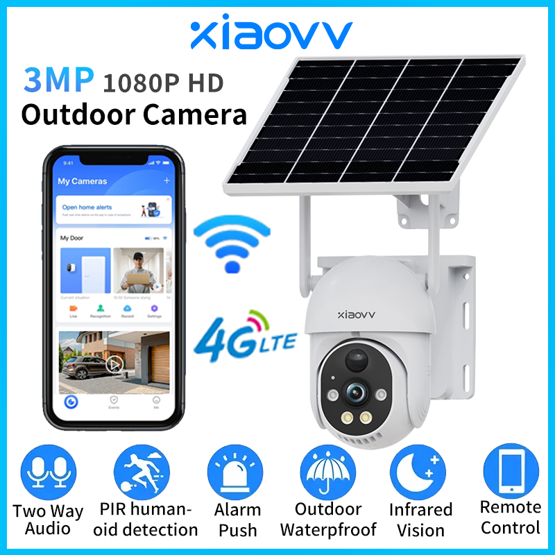 XIAOVV Solar camera wireless 4 - Trail Camera Infrared recension och pris