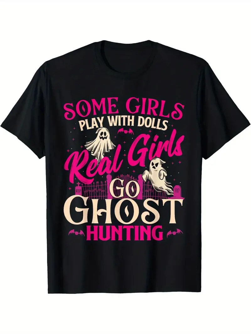 Real Girls Go Hunting T-Shirt  - Outdoor Hunting Graphic Tees recension och pris