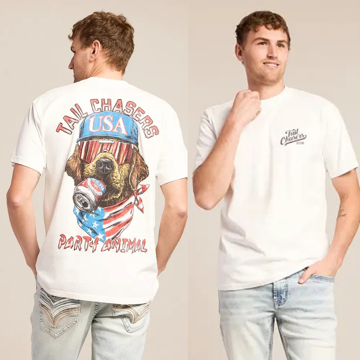 Tail Chasers Club Skeleton Hun - Outdoor Hunting Graphic Tees recension och pris