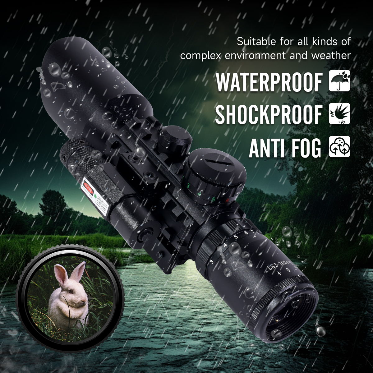 Tactical 3-9X26EG 3-10X42E Rif - Crossbow Scope Sight recension och pris
