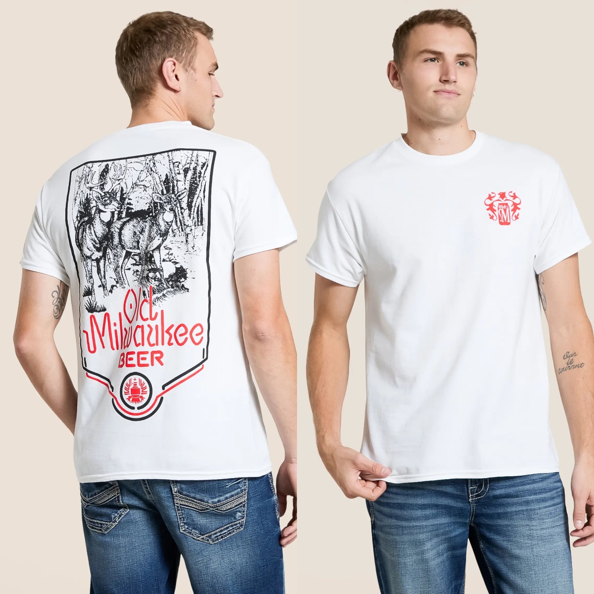 Retro Classic Beer Brand Tradi - Outdoor Hunting Graphic Tees recension och pris