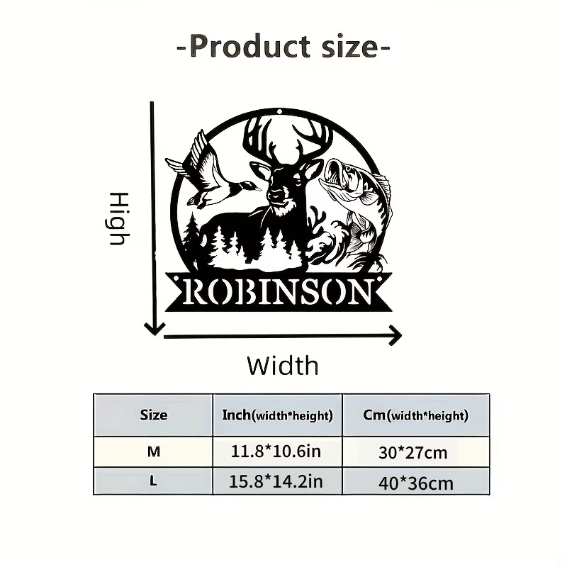 Personalized Metal Deer Huntin - Outdoor Hunting Names recension och pris