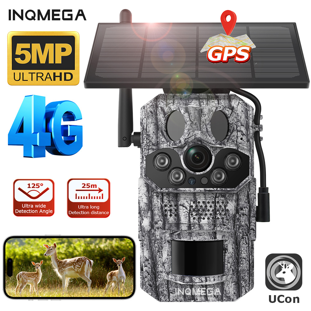 INQMEGA4G 2K 5MP PIR Motion Ac - Trail Camera Infrared recension och pris