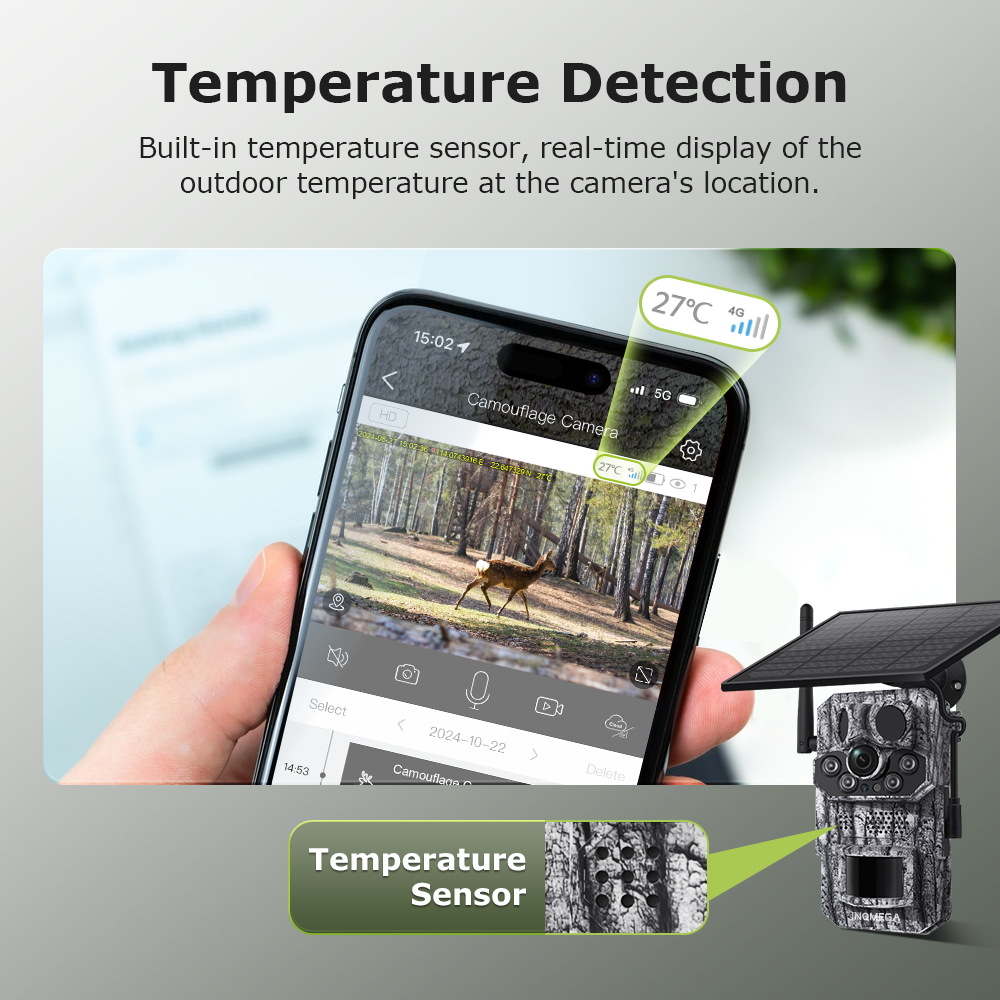 INQMEGA4G 2K 5MP PIR Motion Ac - Trail Camera Infrared recension och pris