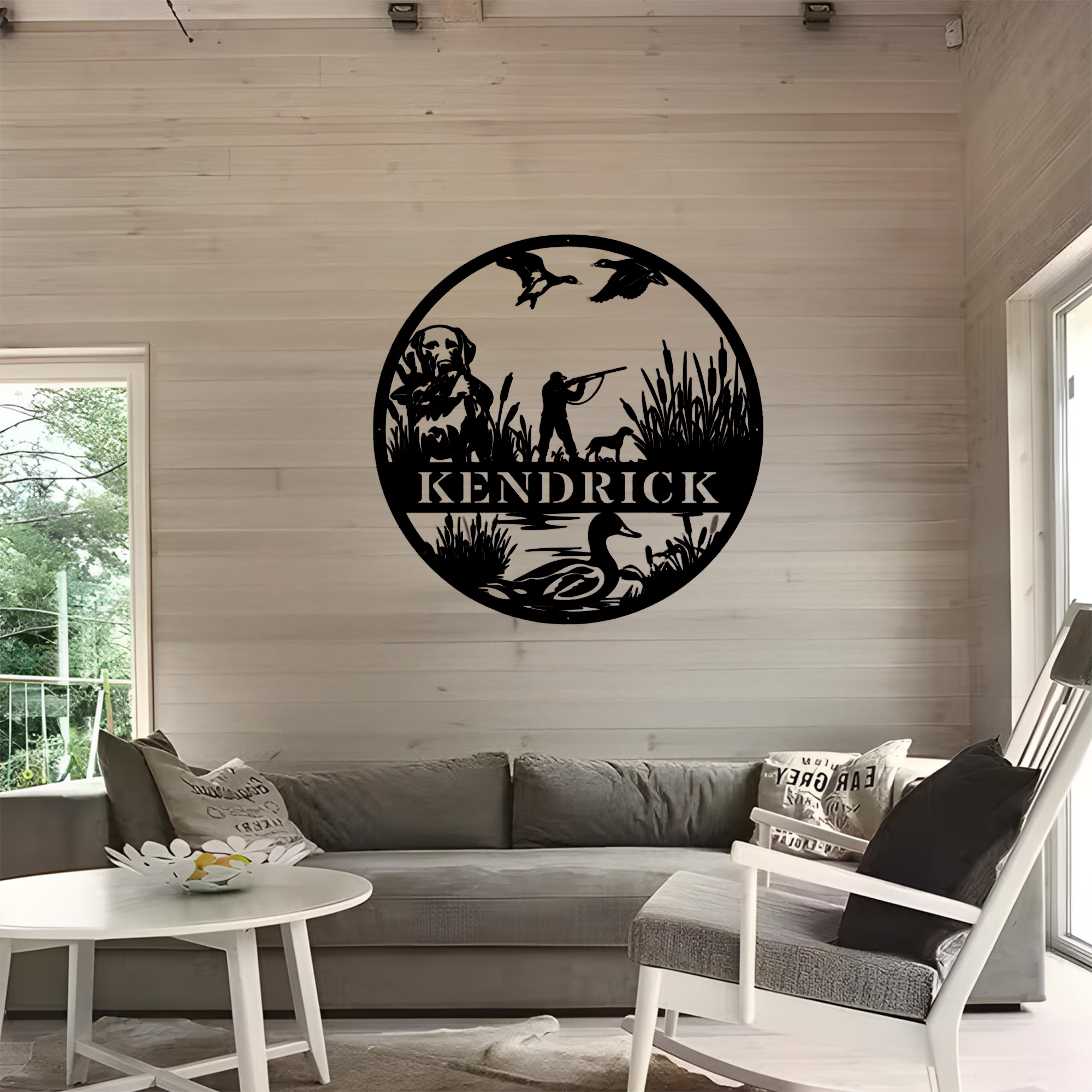 Custom Duck Hunting Metal Wall - Outdoor Hunting Names recension och pris