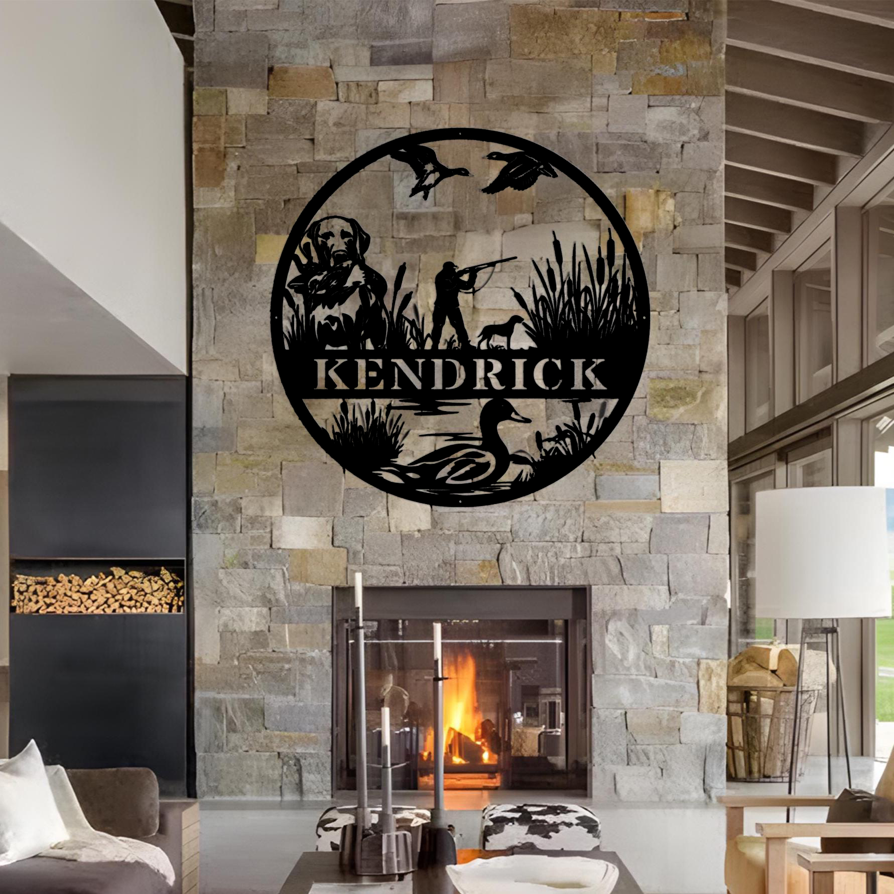 Custom Duck Hunting Metal Wall - Outdoor Hunting Names recension och pris