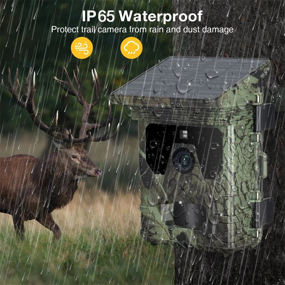 YNFECN 2025 HC600A Outdoor Sol - Trail Camera Infrared recension och pris
