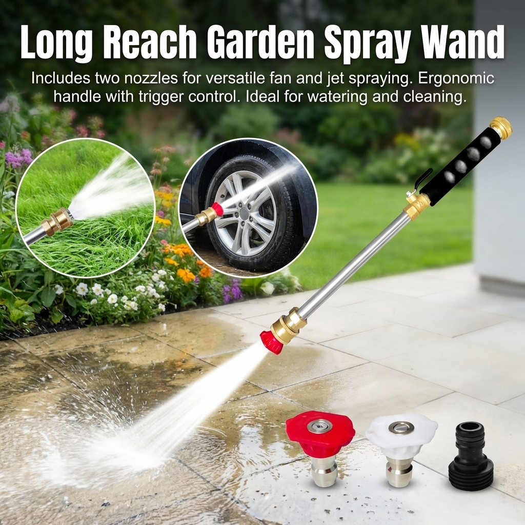 High-Pressure Water-Gun with 2 - Gun Cleaning Rod recension och pris