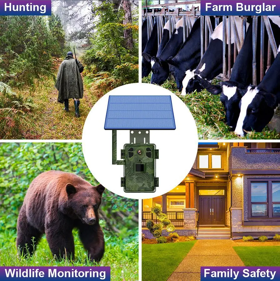 4G LTE Wildlife Solar Hunting  - Trail Camera Infrared recension och pris