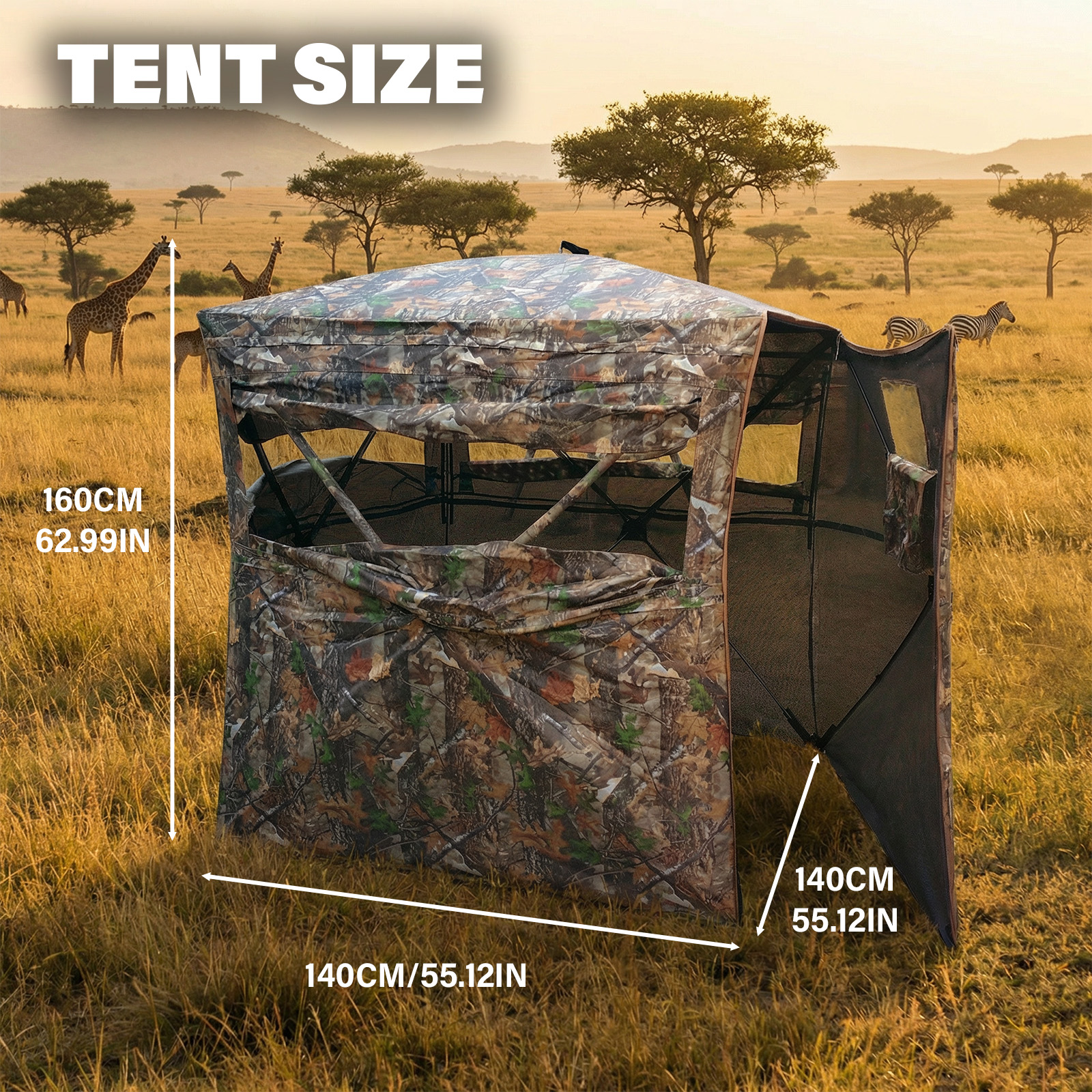 Camouflage Pop-Up Hunting Blin - Hunting & Outdoor Supplies Photos recension och pris
