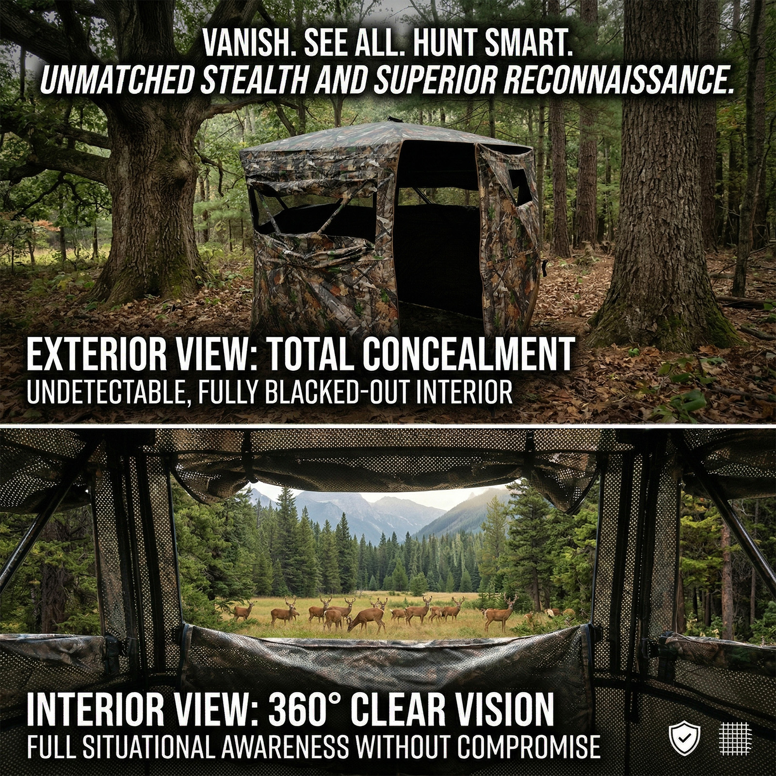 Camouflage Pop-Up Hunting Blin - Hunting & Outdoor Supplies Photos recension och pris