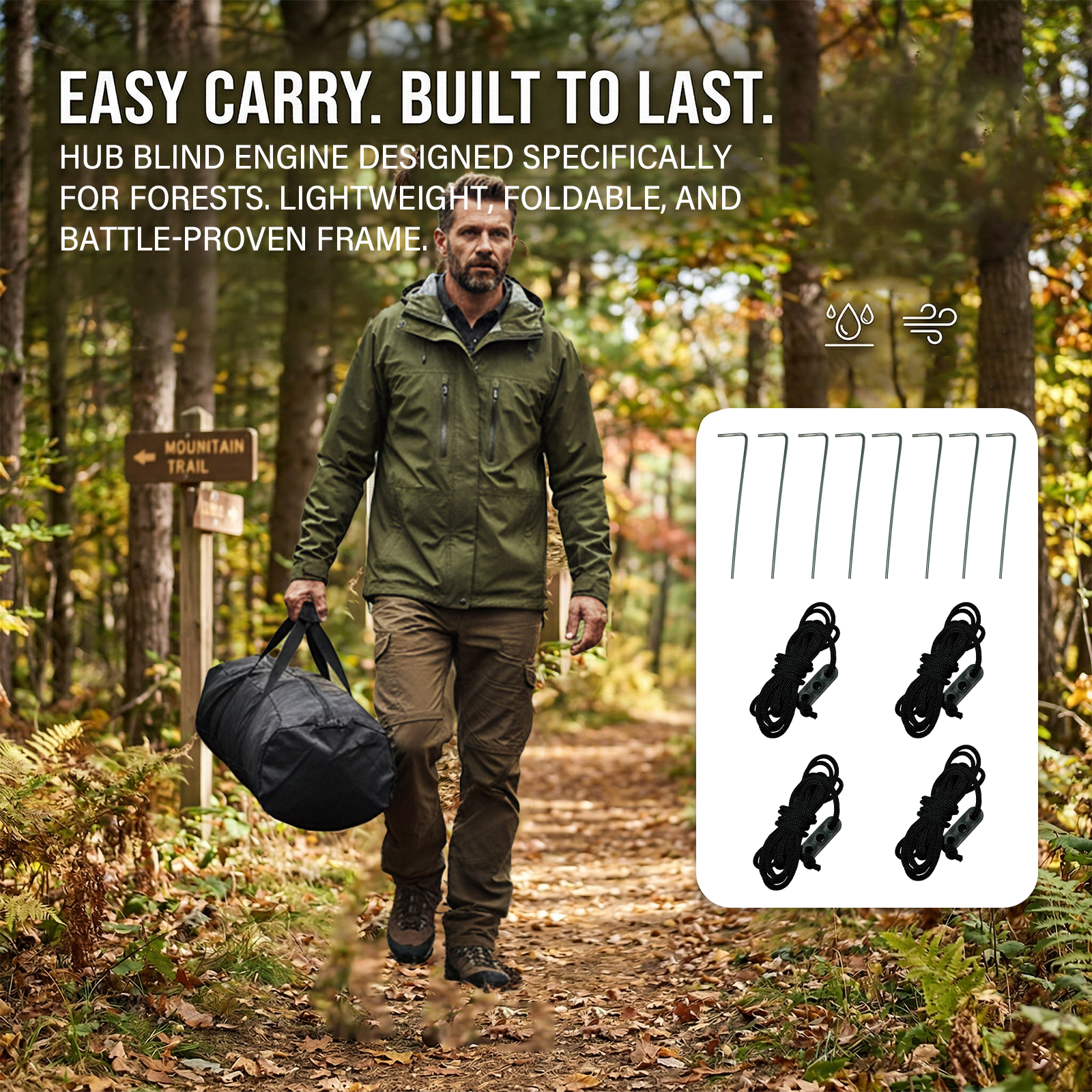 Camouflage Pop-Up Hunting Blin - Hunting & Outdoor Supplies Photos recension och pris