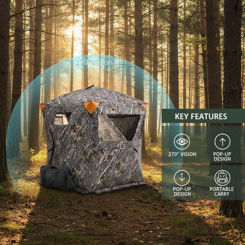 Ground Hunting Tent 60x60x66 I - Hunting & Outdoor Supplies Photos recension och pris