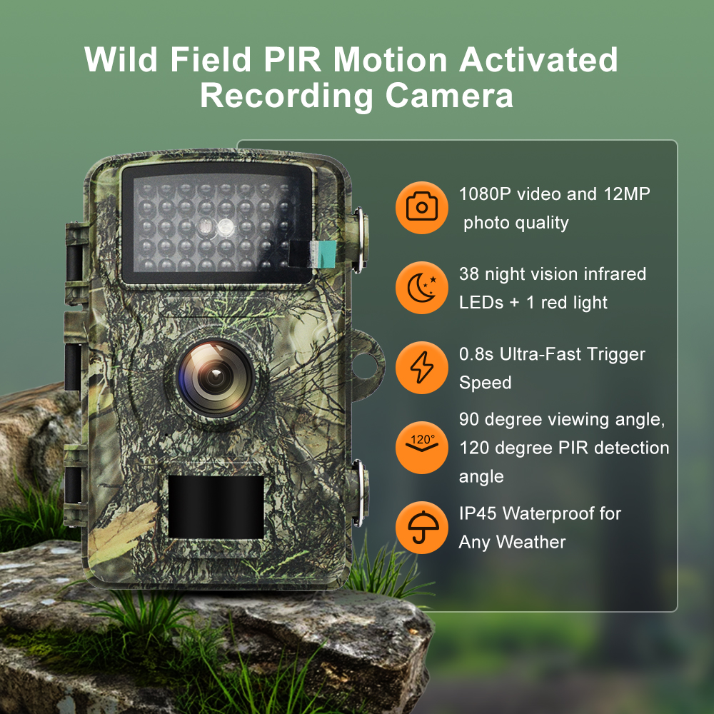 HD Wildlife Trail  Camera PIR  - Trail Camera Infrared recension och pris