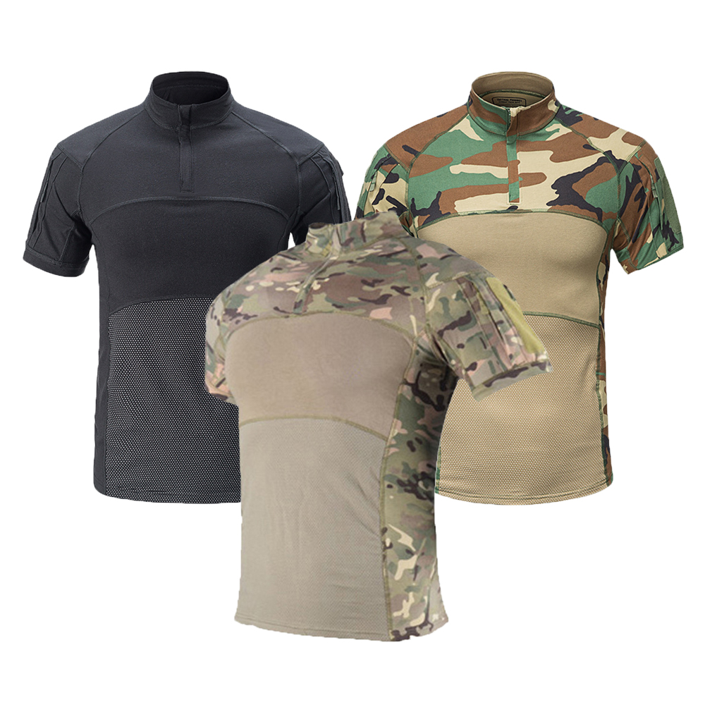 Tactical Short Sleeve Camoufla - Hunting Outdoor Clothing recension och pris