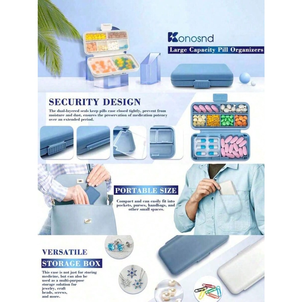Portable Moisture-Proof Pill B - Hunting Outdoor Store recension och pris