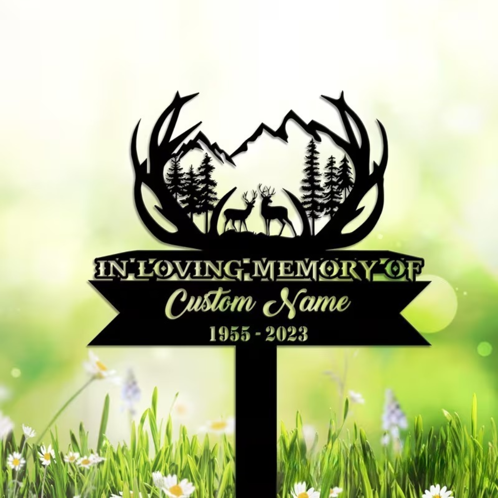Custom Deer Hunting Memorial S - Outdoor Hunting Names recension och pris