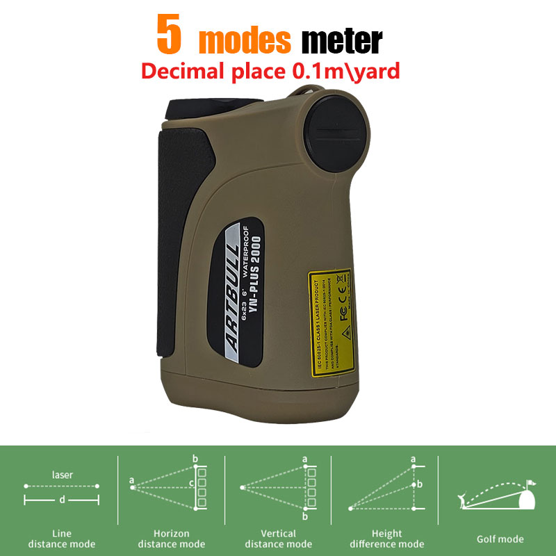 2000m Long Distance Laser Rang - Outdoor Hunting Place recension och pris